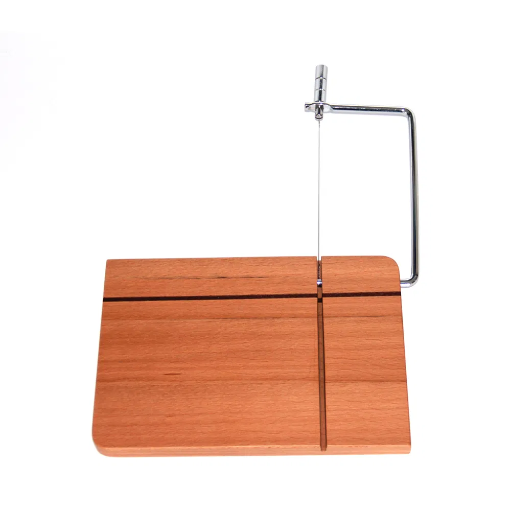 Cheese Board with Wire Cutter, Bamboo Cheese Board, Cheese Slicer