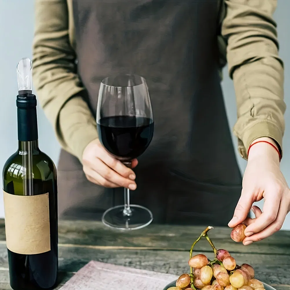Cooling Rod Chiller Wine Cooler Stick with Stopper and Aerating Pourer