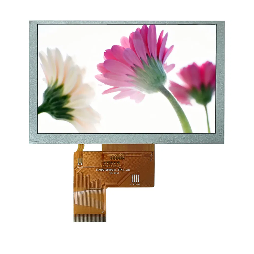 5-дюймовый TFT LCD модуль 800x480 для рекламных дисплеев