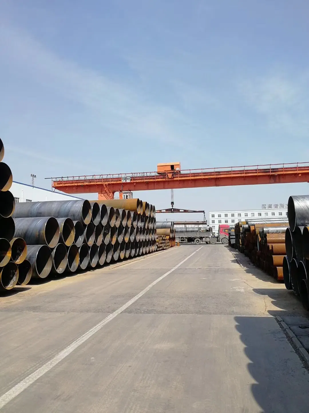 En 10219 S355j2h J0h Spiral Welded Pipe for Bridge Construction