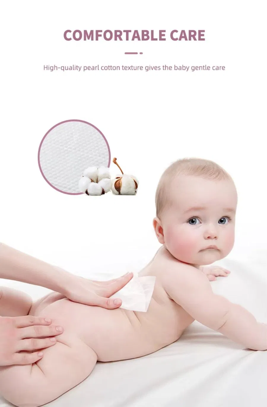 No-Woven Adult Wet Wipes Super Soft Cleaning Wipes in Bulk
