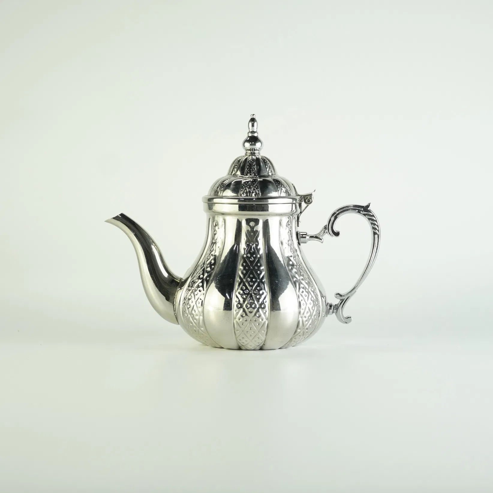 Чайник из нержавеющей стали 1200 мл, марокканский дизайн