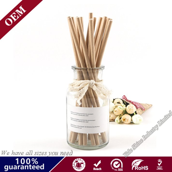 Cocktail Tea Wine Drinking Paper Straw Wheat Straw Reed Straw
