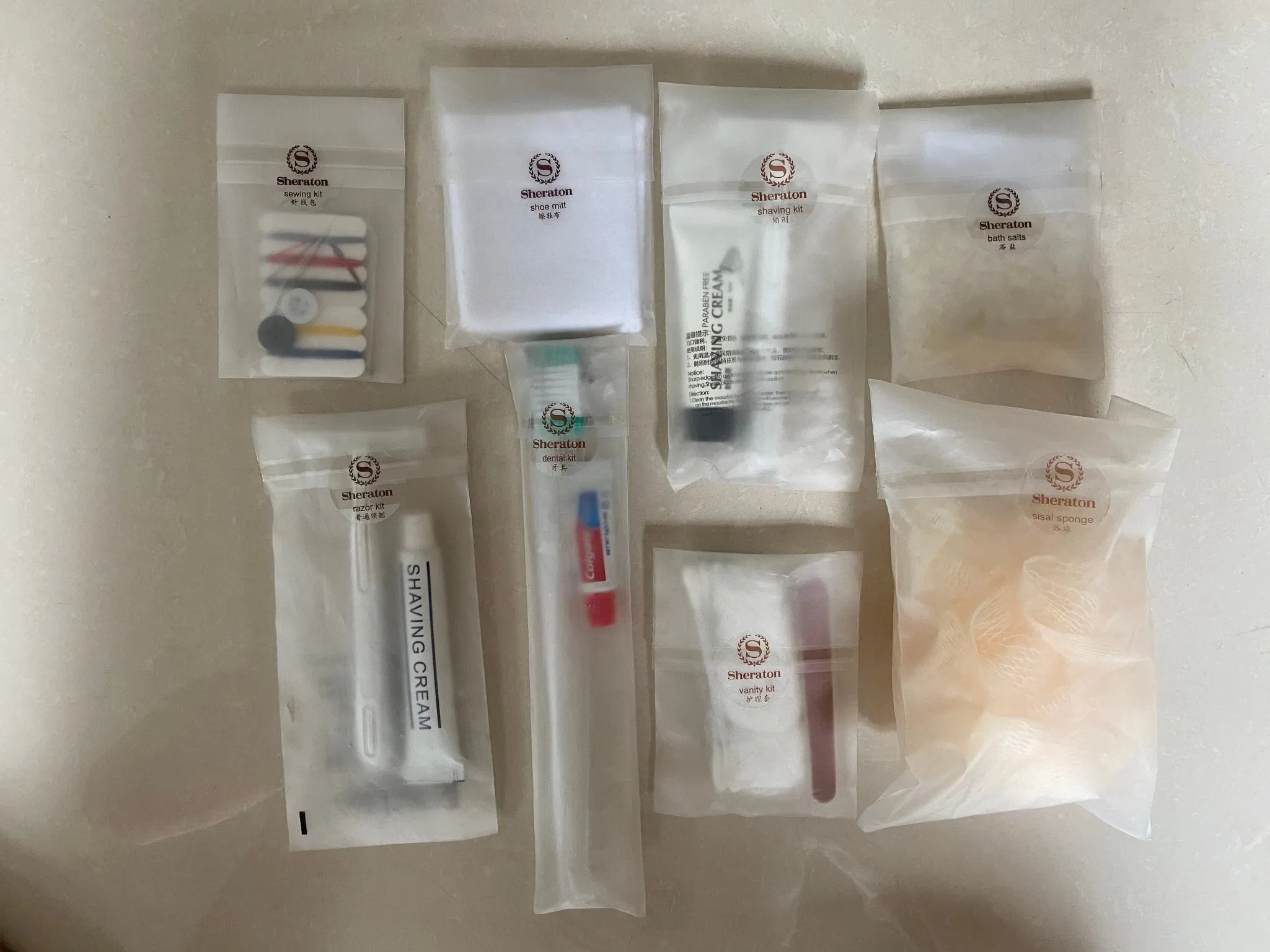 Cleaning Products Bathroom Amenities Set for 5 Star Hotel