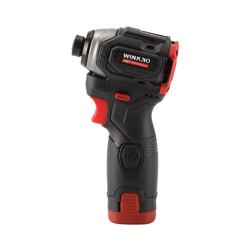 16V Brushless Motor Battery Heavy Duty Winkko Semiautomatic Electricity Winkko Injection Case 1.0kg Taladro Cordless Impact Screwdriver