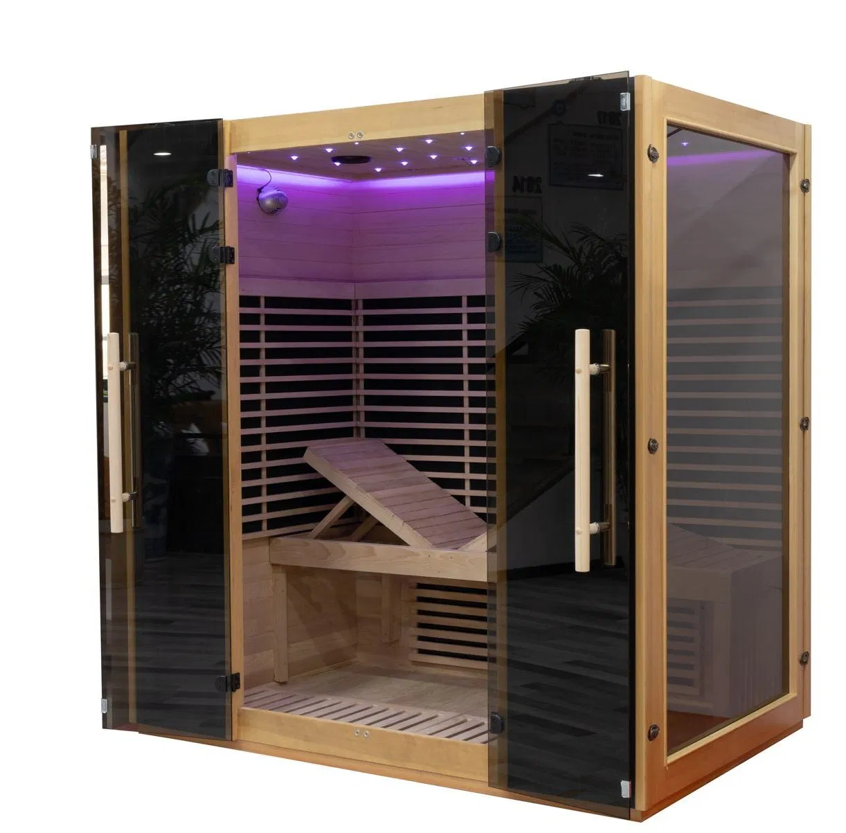 Инфракрасная сауна на 4 человек, углеродное волокно