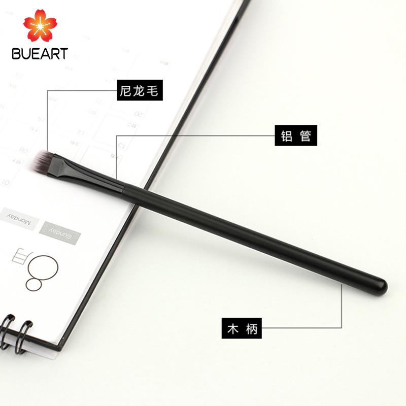 Cheap Private Label Angled Eyeshadow Makeup Brush Eyebrow Brush