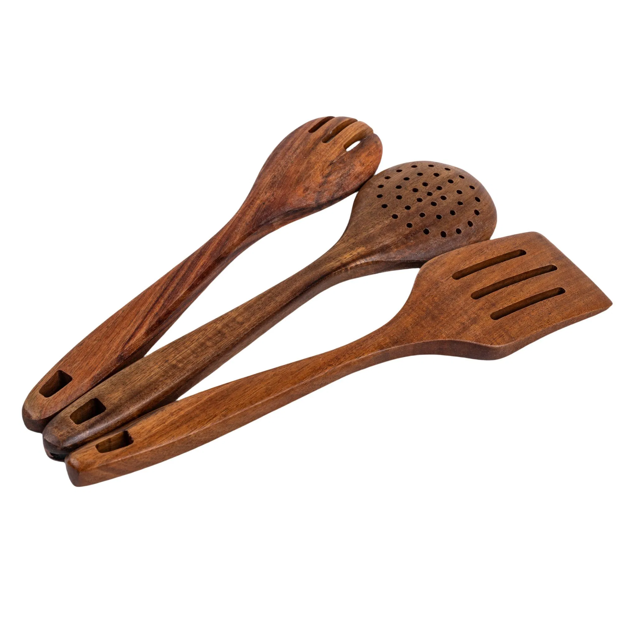 Professional Factory Non-Disposable Non-Stick Reuse Wooden Turner for Parties