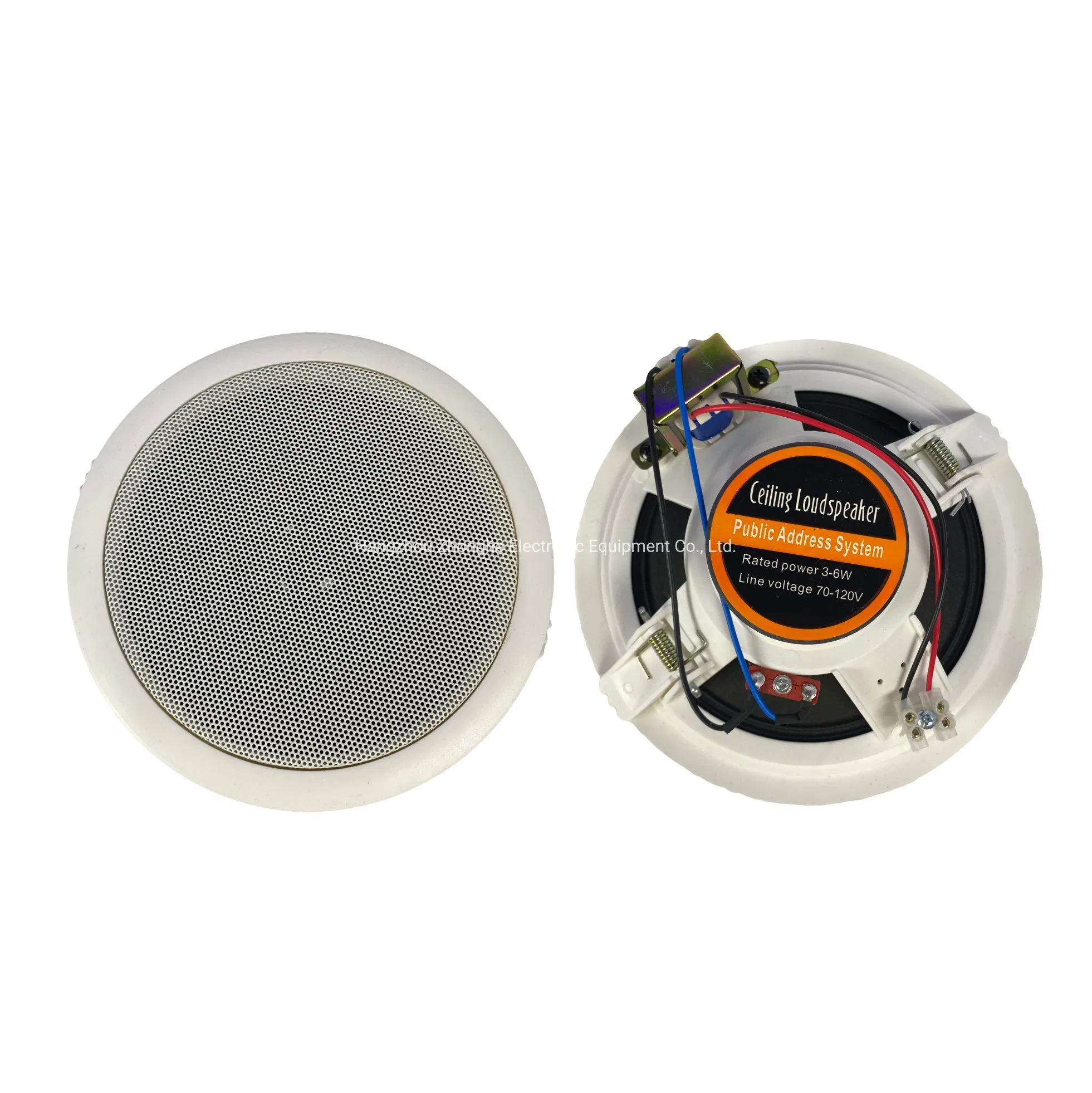 Потолочный акустический динамик 6 дюймов для PA систем