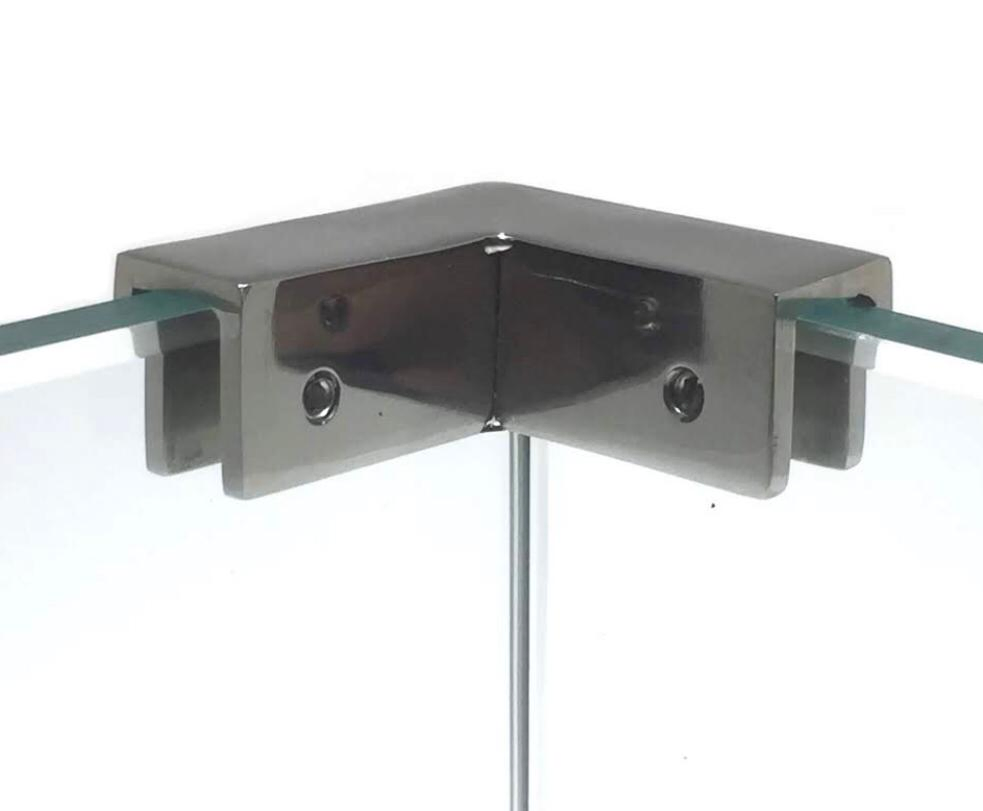 25mm Frameless Modern Hotel 8mm Tempered Glass Showe Cabin Door Stainless Steel Support
