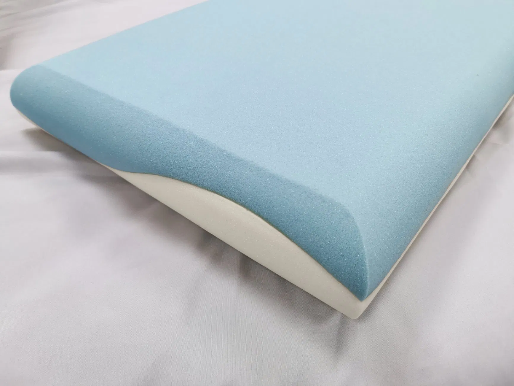 Memory Foam Pillow, Double Sided Different Firmness Zero Pressure Pillow, Comfortable and Breathable Provides Neck Support and Shoulder Pain Relief