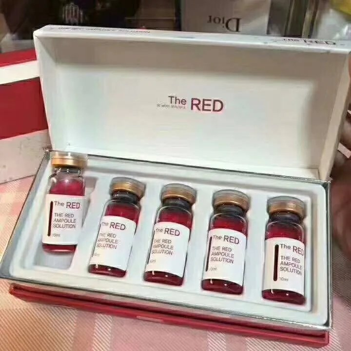 Korea Rapid Slimming Products The Red Red Ampoule Solution Lipolytic Injection Lose Weight for Face and Body