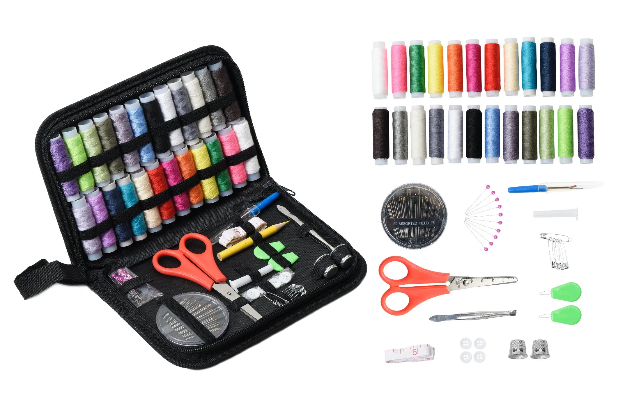 Travel Sewing Kit with Sewing Thread and Accessories for Home