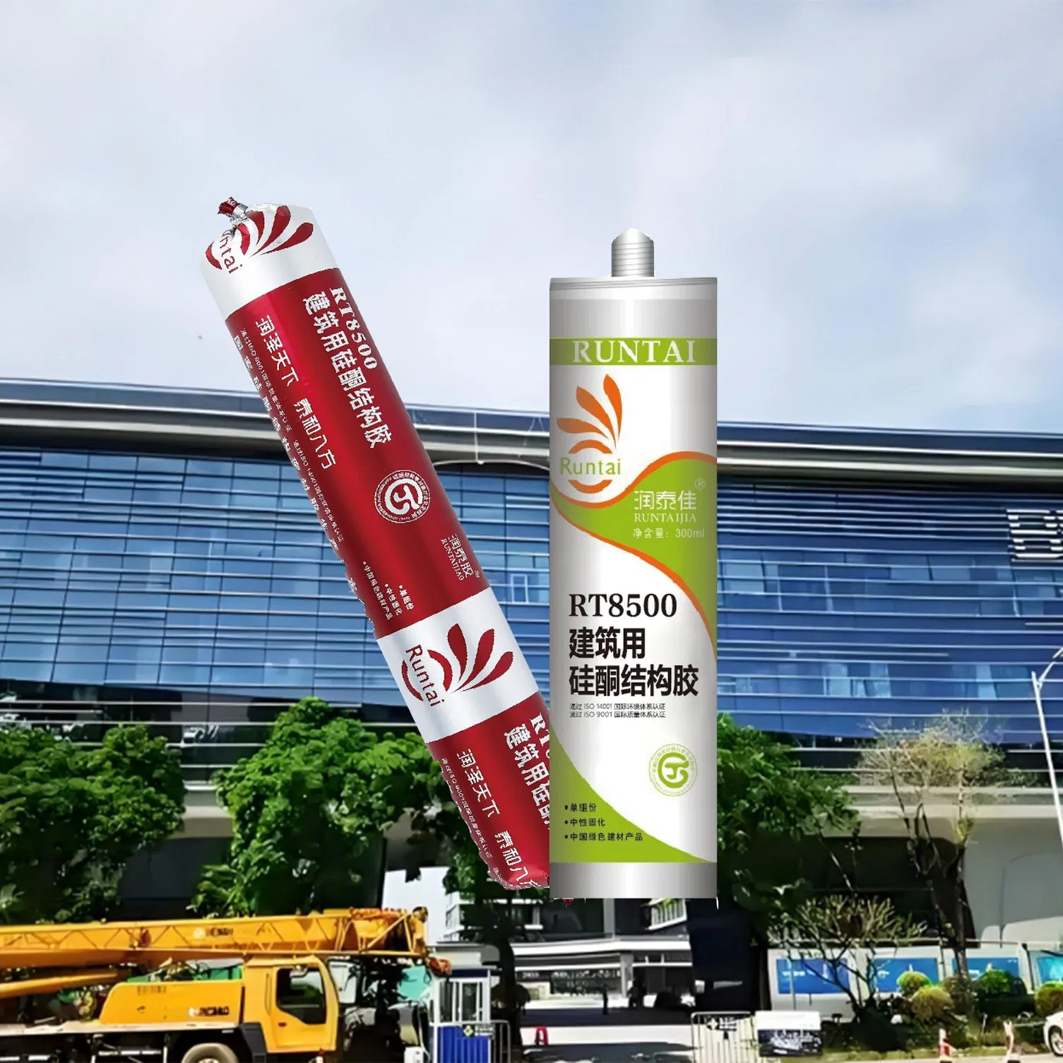 Runtai Manufacturer OEM Structural Glass Bonding Silicone Sealant for Curtain Wall