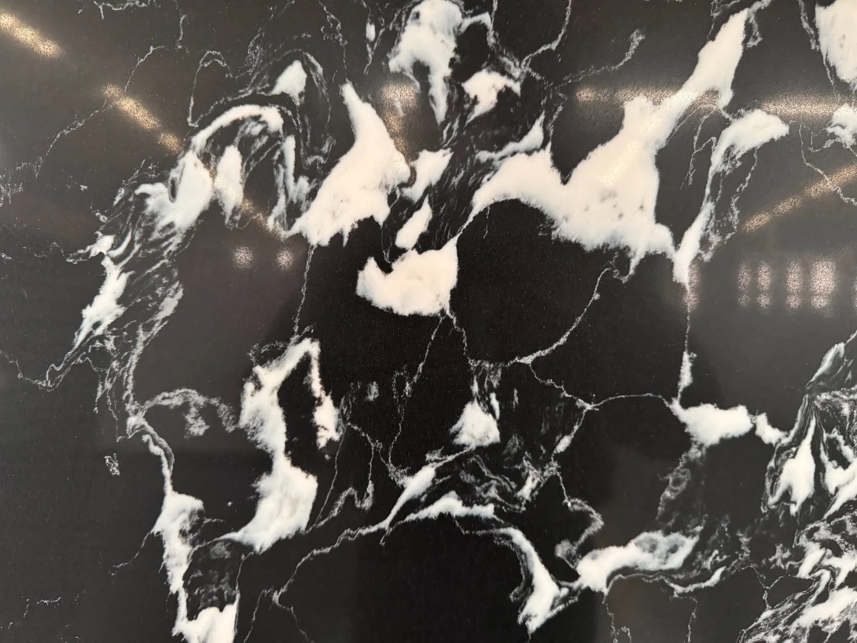 Top Selling Horizon Black Calacatta Gold Quartz Stone Beautiful Marble Worktop Surface