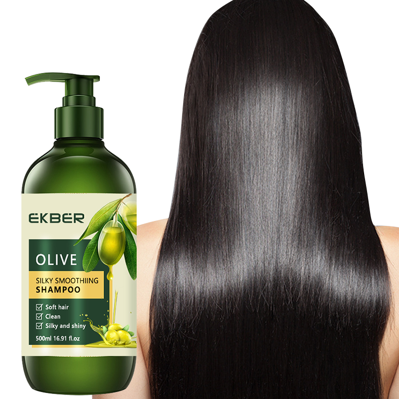High Quality Natural 500ml Glycerol Olive Oil Shampoo Silky and Shiny Hair Shampoo Hair Salon Olive Oil Shampoo