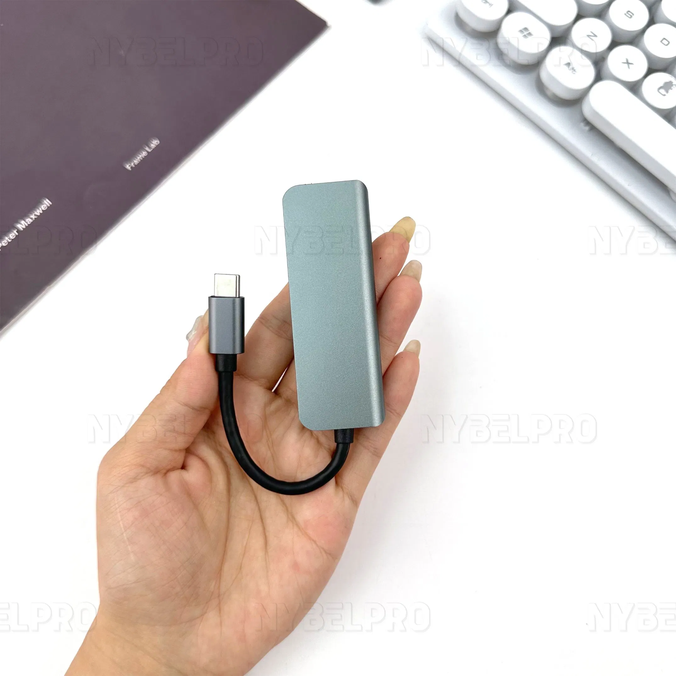 4-в-1 док-станция USB-C для телефона и планшета