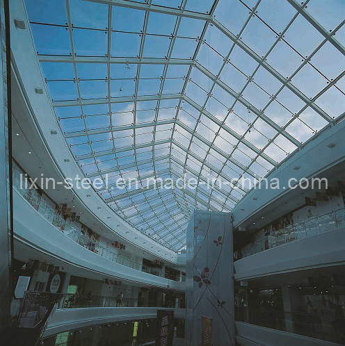 Prefabricated House Steel Light Roof Structure for Building Skylight