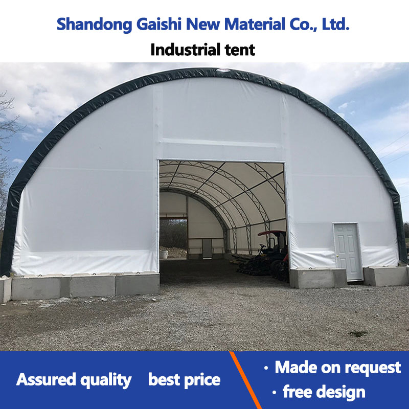 Double Truss Industrial Steel Building Metal Shipping Storage Tent Cover Canopy for Shelter Dome
