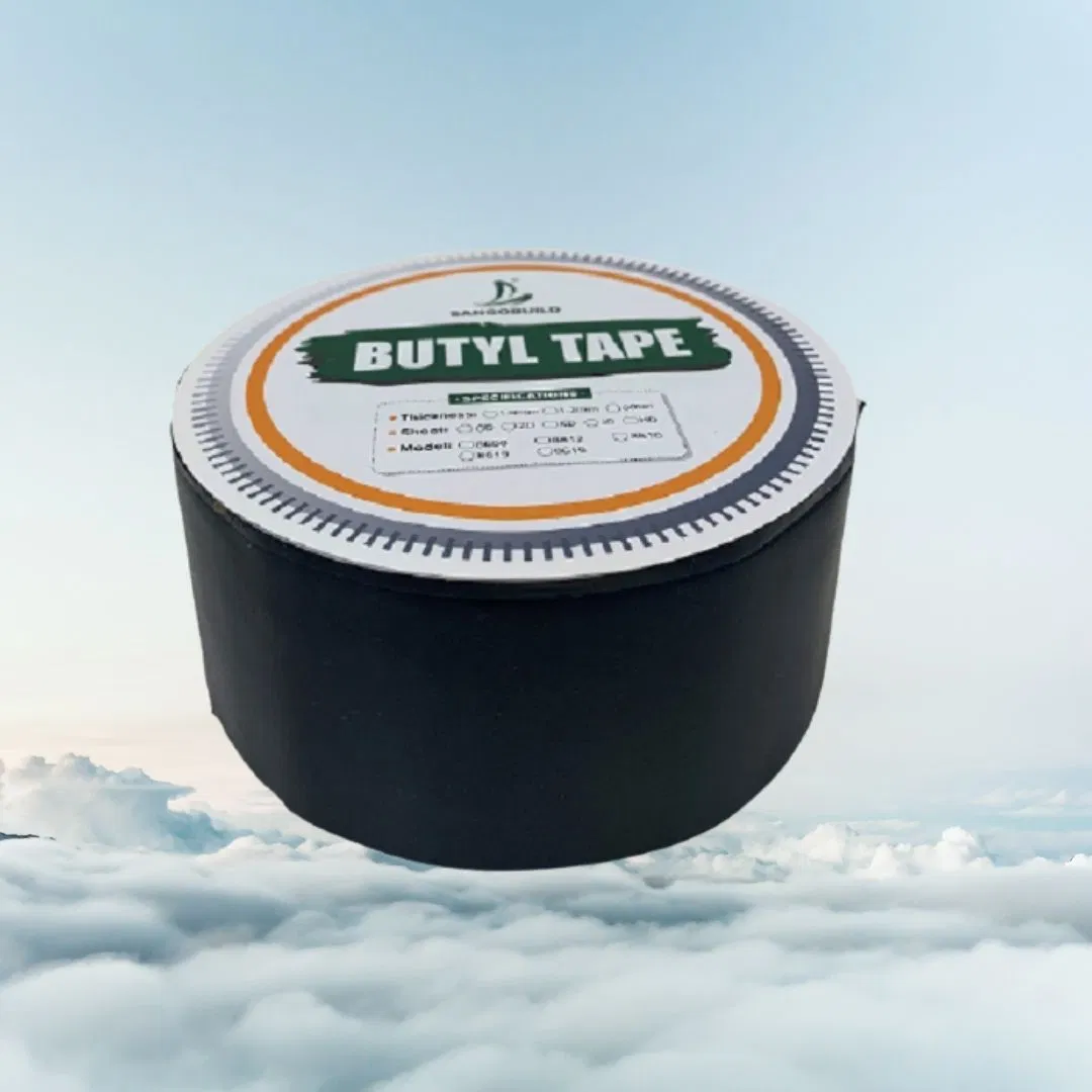 Construction Material Self Adhesive Bitumen Waterproof Butyl Rubber Tape