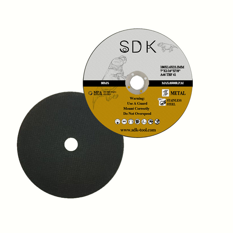 180X1.6X22.2mm Cut-off Wheel Abrasive Cutting Disc for Steel