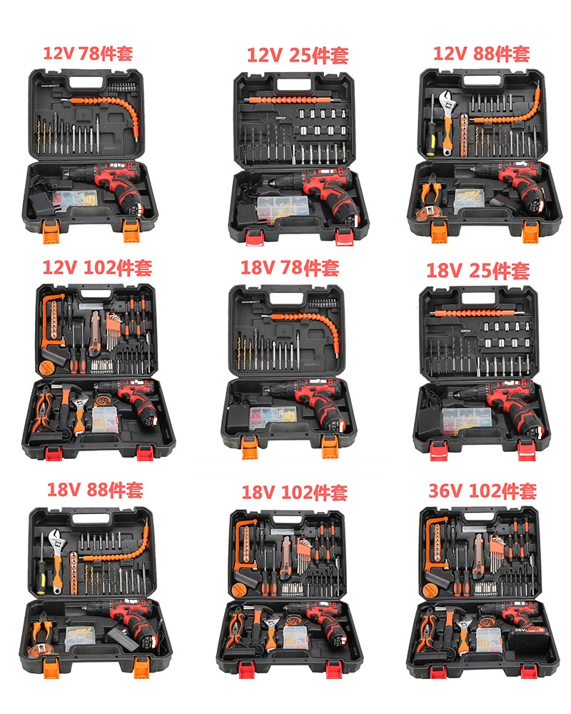 Аккумуляторная дрель-шуруповерт 21V 118 деталей