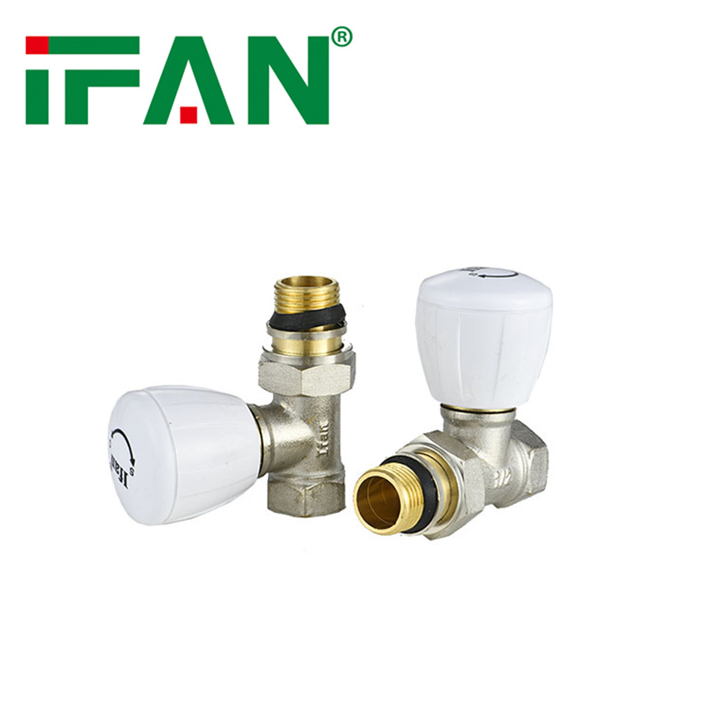 Ifan Wholesale Brass Plated Automatic Thermostatic Radiator Valve for Home