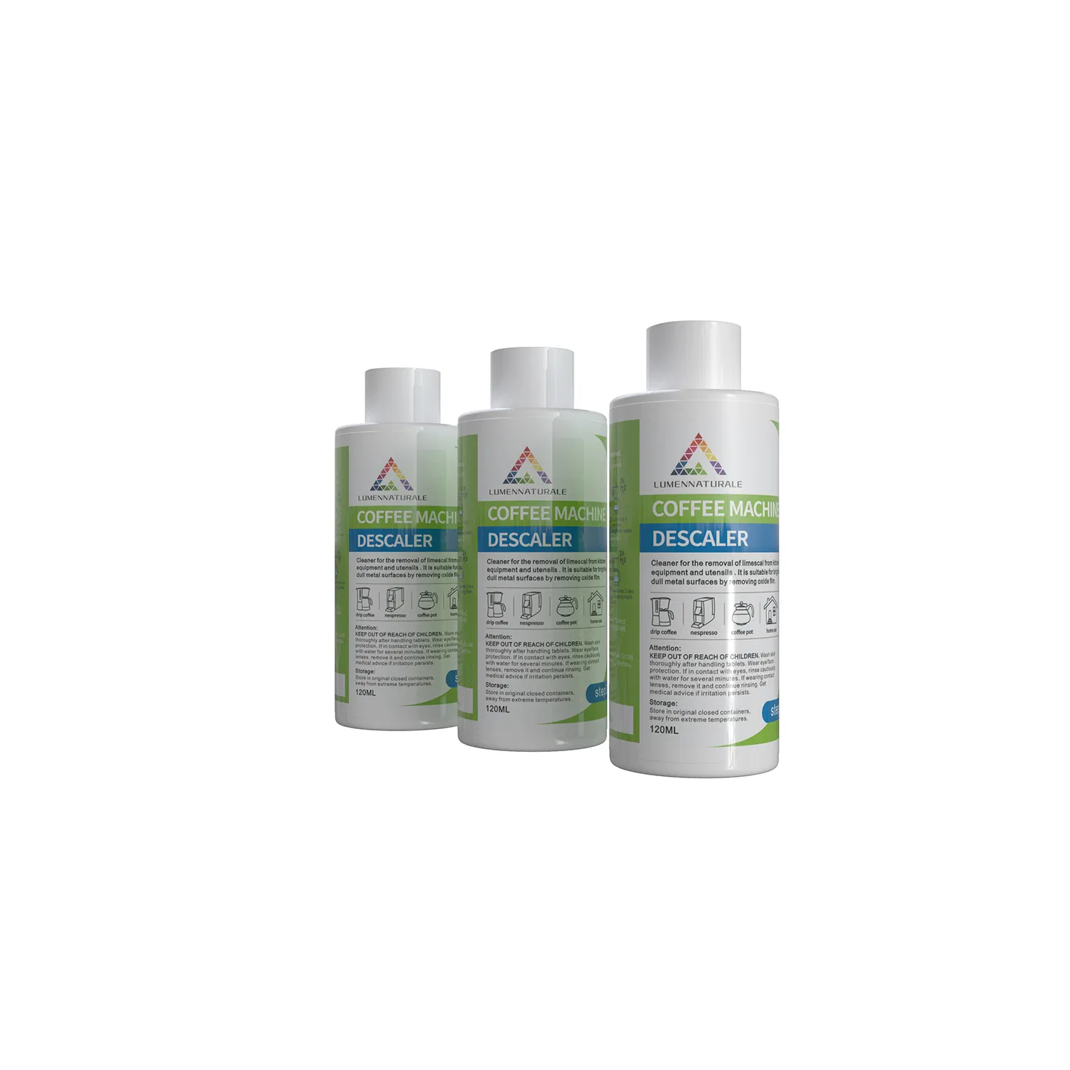 Intensive Coffee Machine Cleaning Set Features Descaler and Cleaner