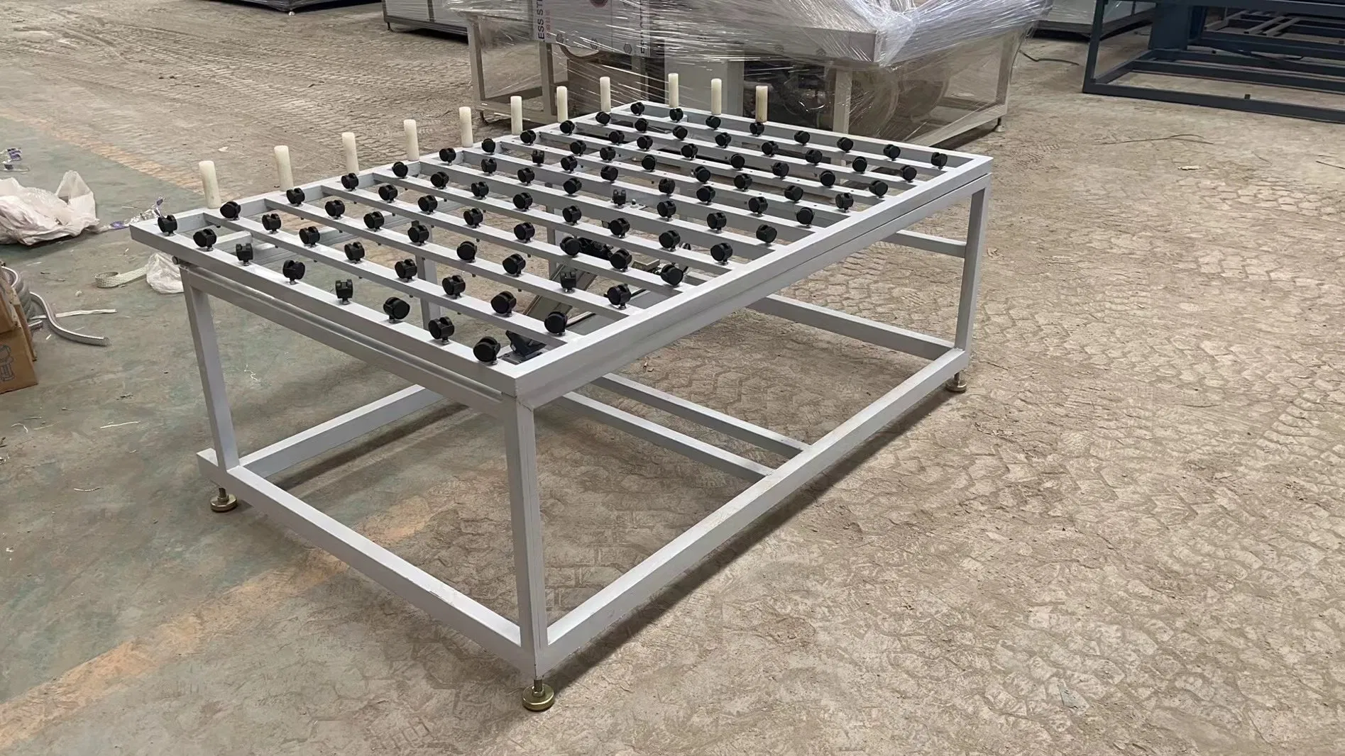 Low Speed Horizontal Glass Insulating Double Glazing Hot Roller Press Line Machine Insulated Glass Washing Drying Tilting Table 1600