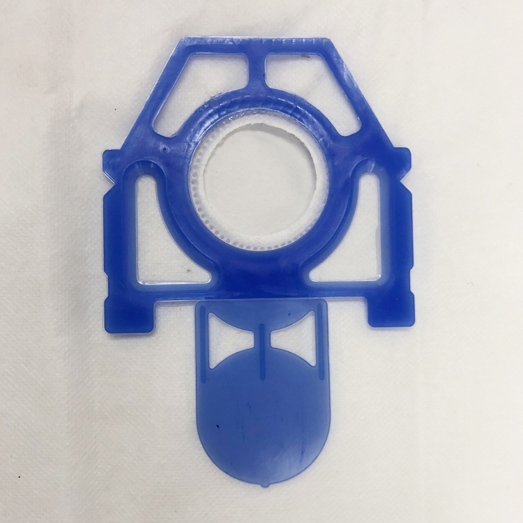 White Nonwoven Blue Collar Dust Filter Bags for Zelmer Odyssey Zvca100b 49.4000 Vacuum Cleaner
