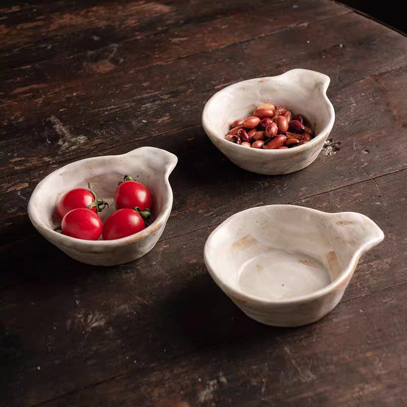 Charming Artisan Ceramic Mini DIP Dish Set for Sauces