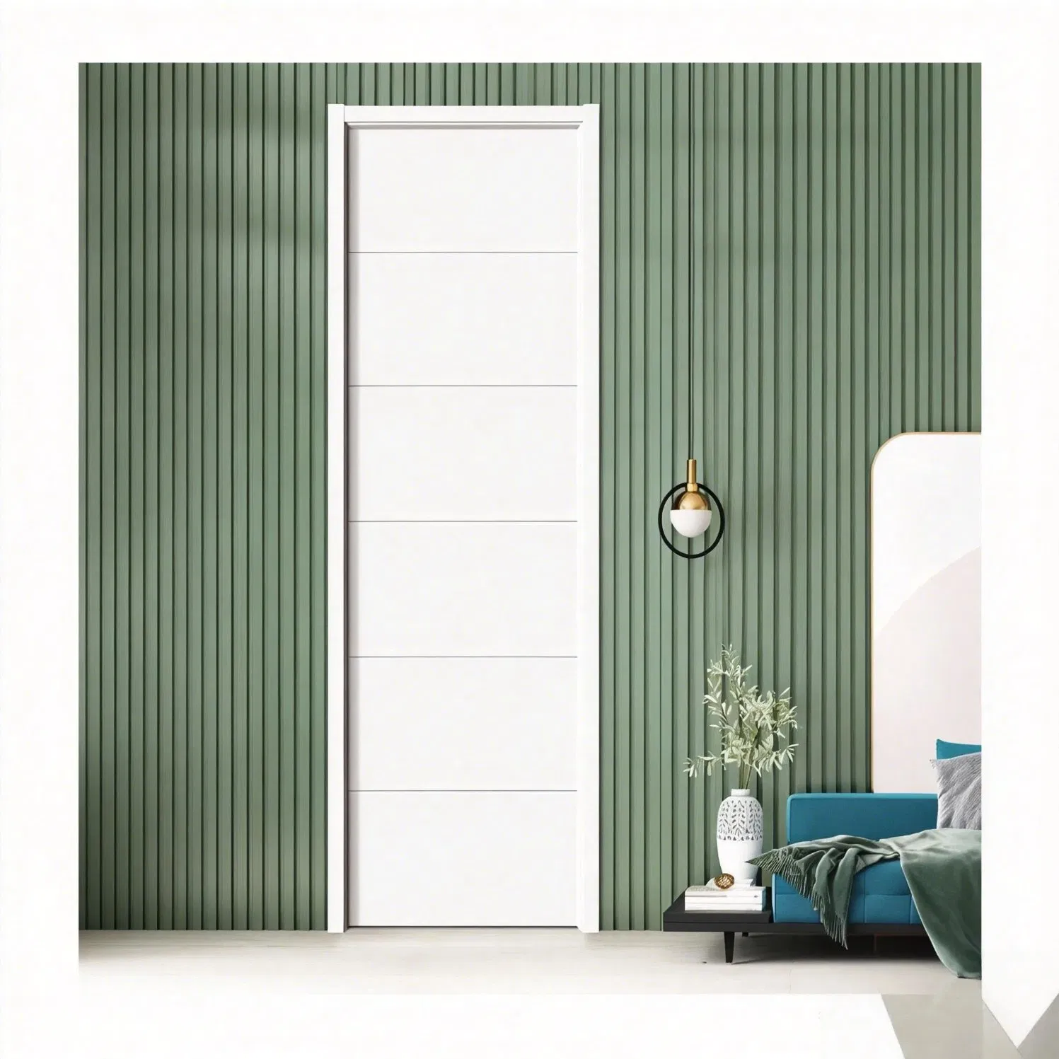 Fire Polyurethane Paint Surface Class a Wooden Fire Door