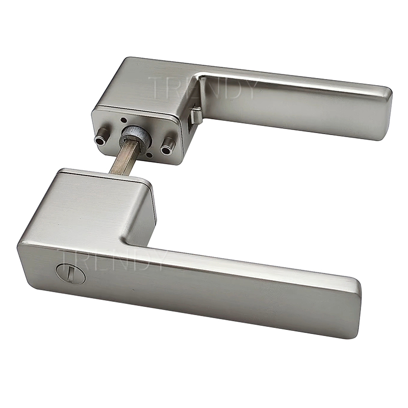 Ecological Lock Series Matt Satin Nickel Color Zinc Alloy Door Lock Handle (STS011)