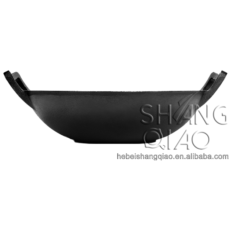 Чугунный вок с предварительной прокалкой