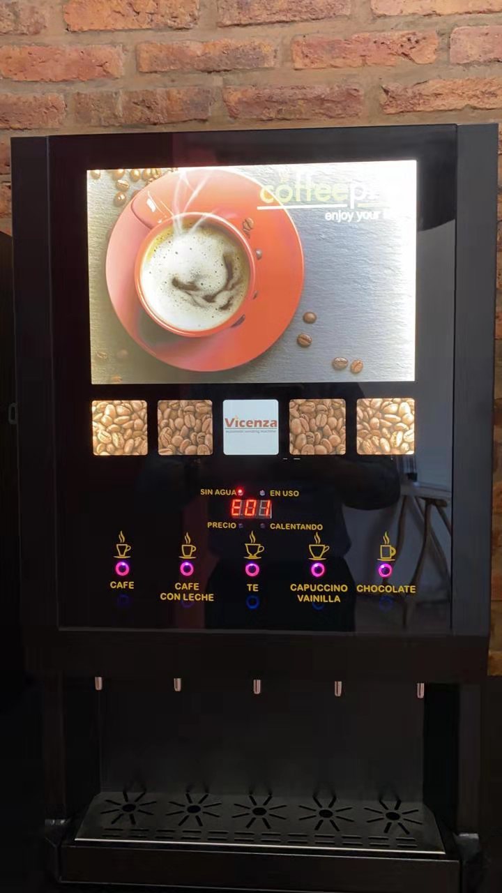 10 Drinks Automatic Coffee Vending Machine for Sale Wf1-404b