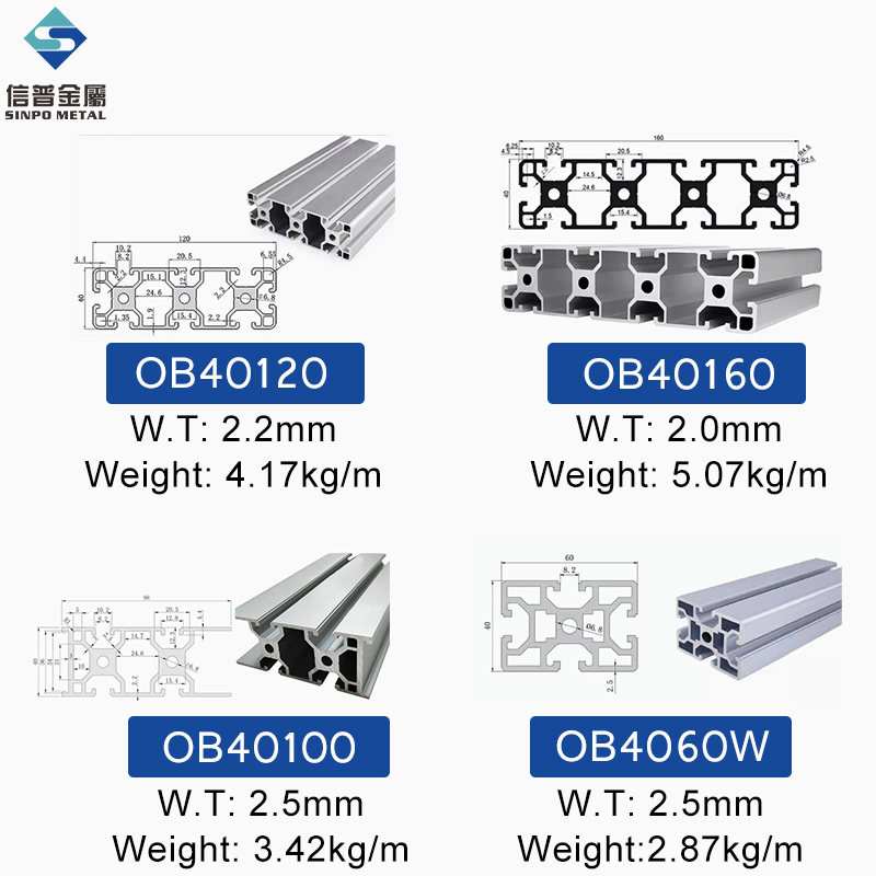 40 Series 4040/4080industrial Aluminum Profile Automation Equipment Frame Angle Aluminum Accessories
