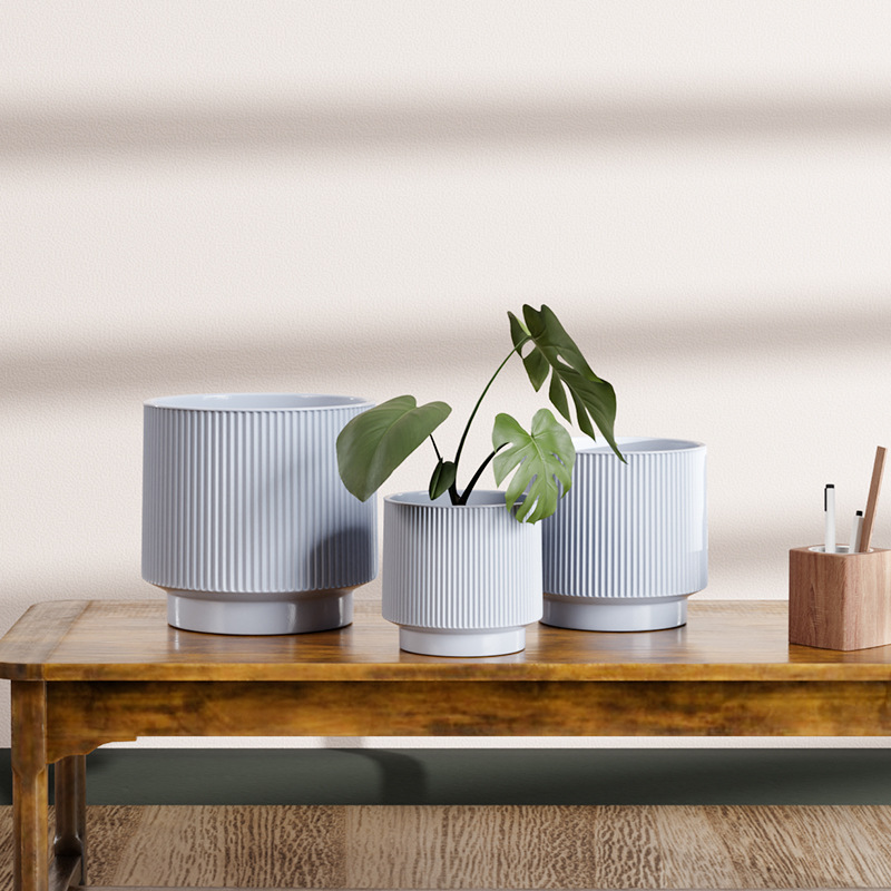 Набор горшков керамических Моранди скандинавский стиль