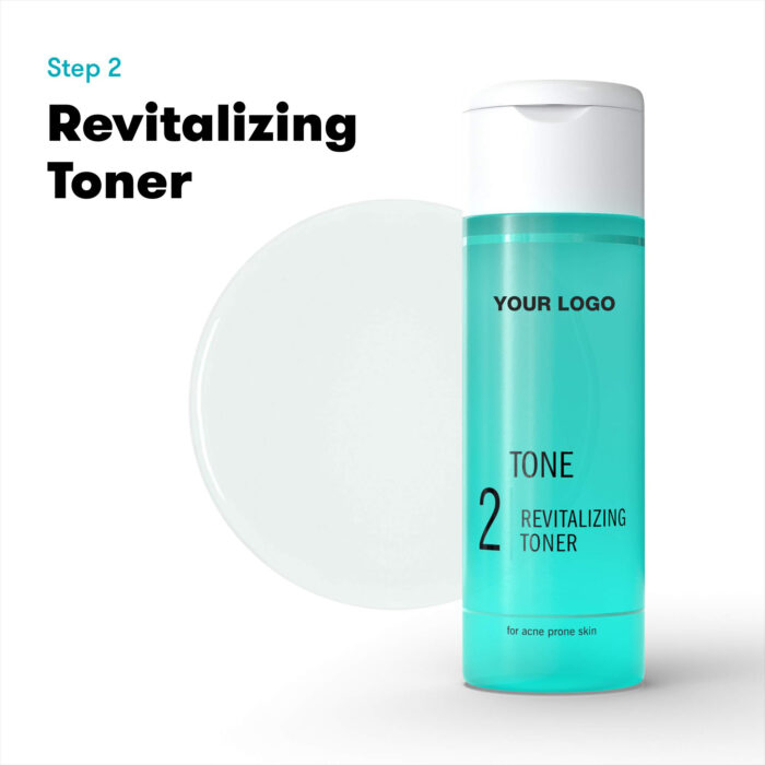 Facial Renewing Cleanser Revitalizing Toner Repairing Acne Treatment Skincare Face Care Set
