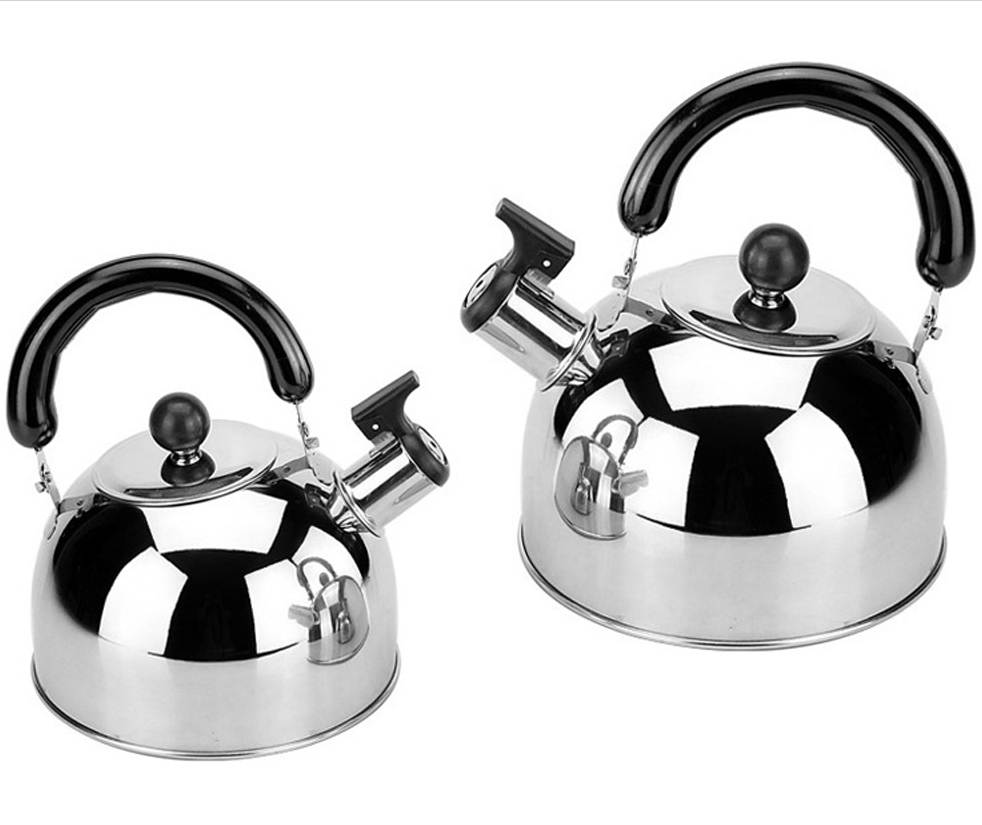 Stainless Steel Kitchenware Whistling Tea Water Kettle Cookware Set with Handle