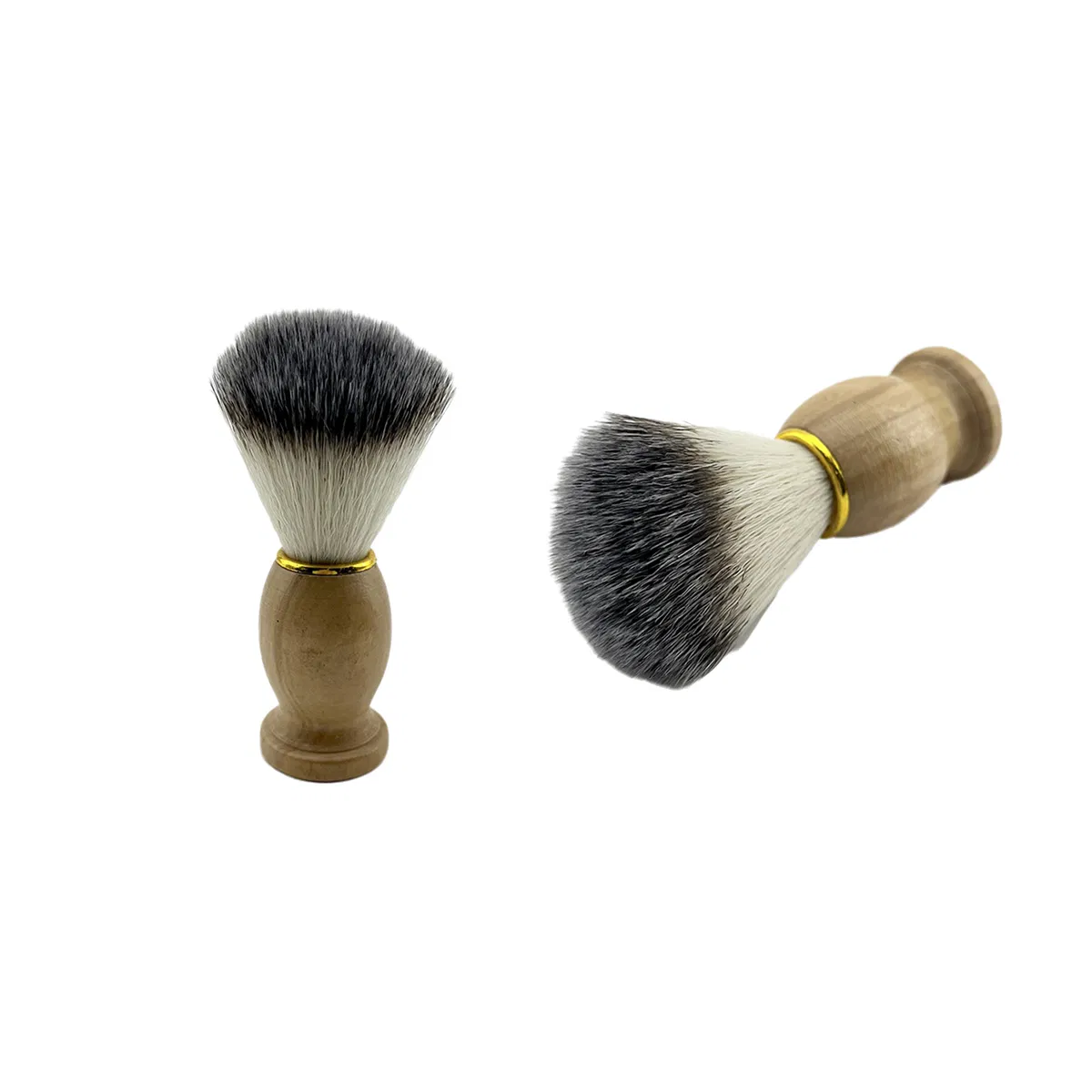 OEM Reusable Beard Brushes Wood Handle Foaming Brush Shave Tool Brush