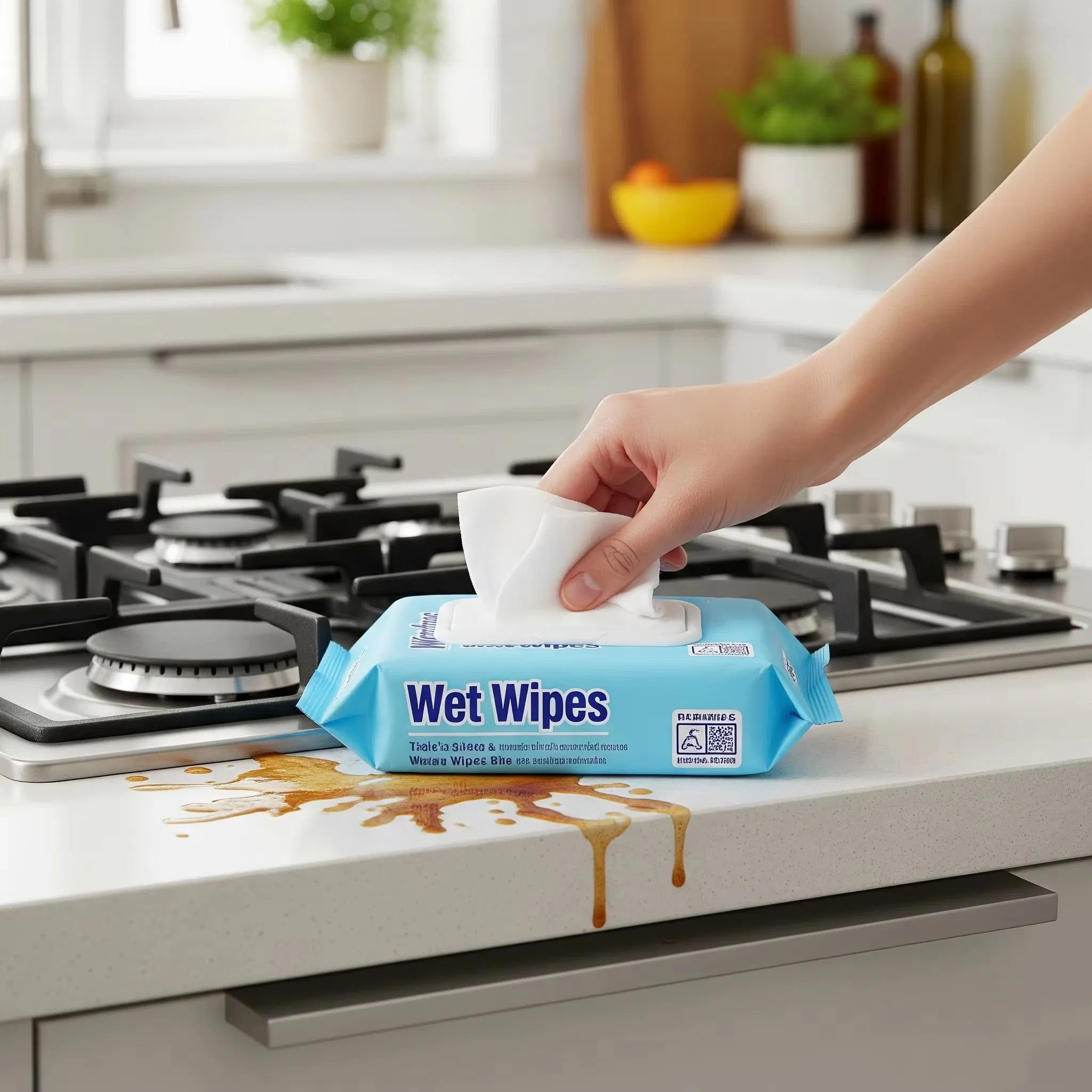 Custom Logged Private Label All Purpose Cleaning Wet Wipes