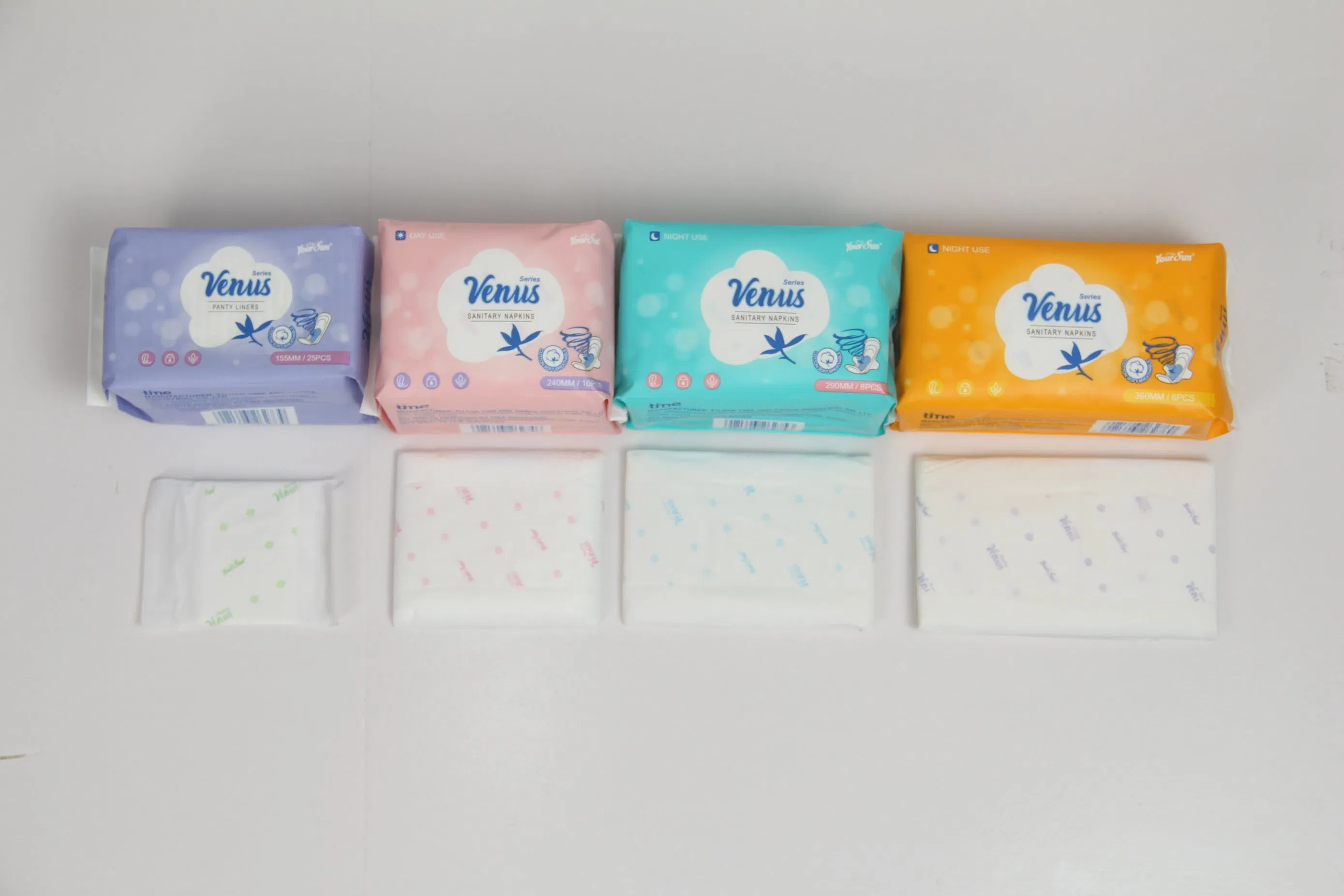 Ladies Sanitary Products Cotton Sanitary Napkins Lady Use