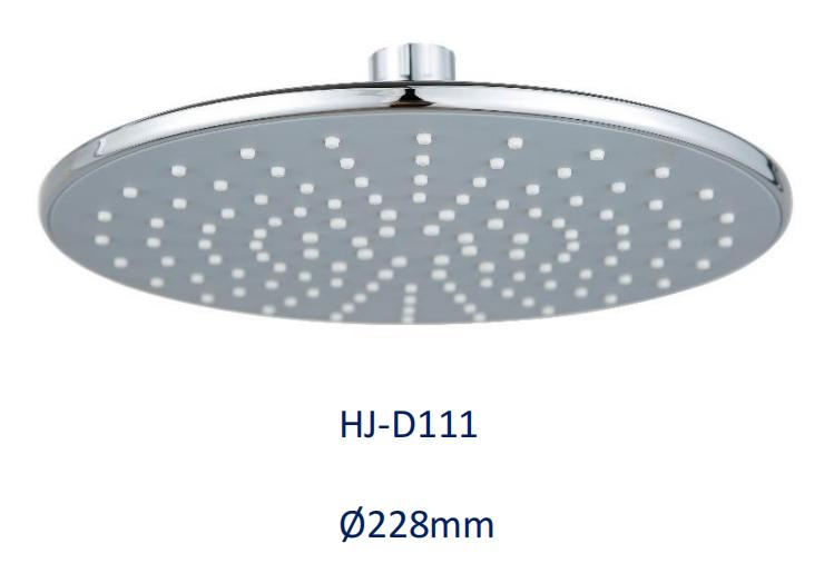 Square Shape Plastic Bathroom Shower Head with 200*300mm