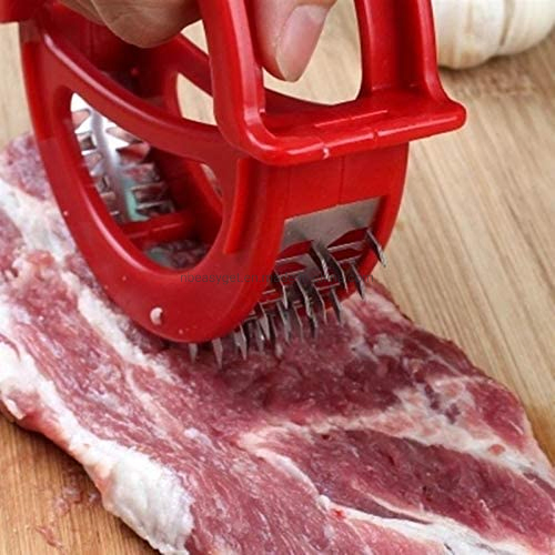 Stainless Steel Rocking Meat Tenderizer Rolling Meat Hammer Kitchen Gadget Tool Esg15637
