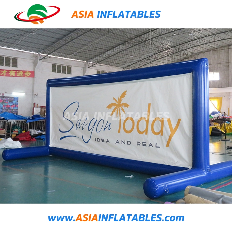 Inflatable Gray Color Floating Water Billboard Commercial Giant Inflatable Billboard Frame for Sale