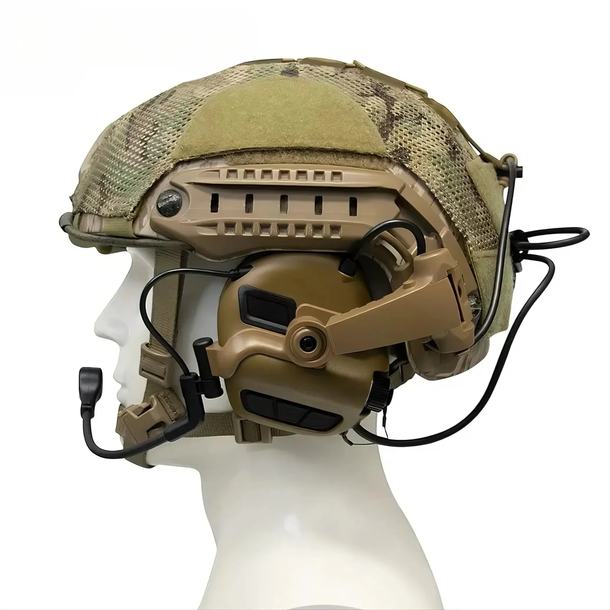 Тактические наушники с шумоподавлением и связью