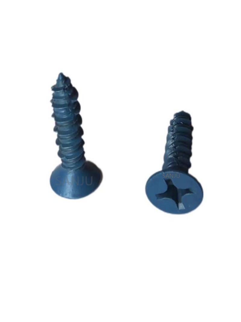1/4"*3-1/4 3/16"*1-3/4 " 1/2"*3" Blue Cement Nail/ Concrete Scew Anchor/Hex Head Masonry Fastener W/Drill Bit/Screw Anchor/Cross Screw/ 1 Type Screw