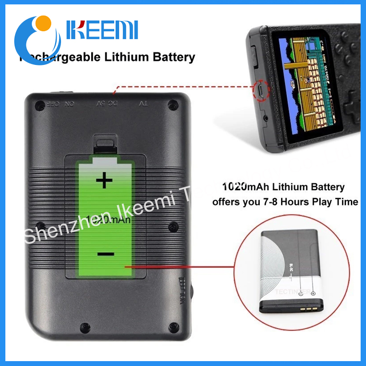 Портативная консоль Retro Mini с 400 играми