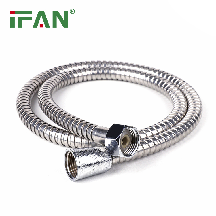 Ifan Customized Size Bathroom Shower Hose Pipe Stainless Steel Flexible Water Hose