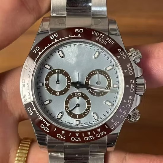 Men's Watch Super Clone Swiss Movement 1: 1 Replica Luxury Moissanite Sapphire Timepiece Best Diamond Automatic Mechanical Watch